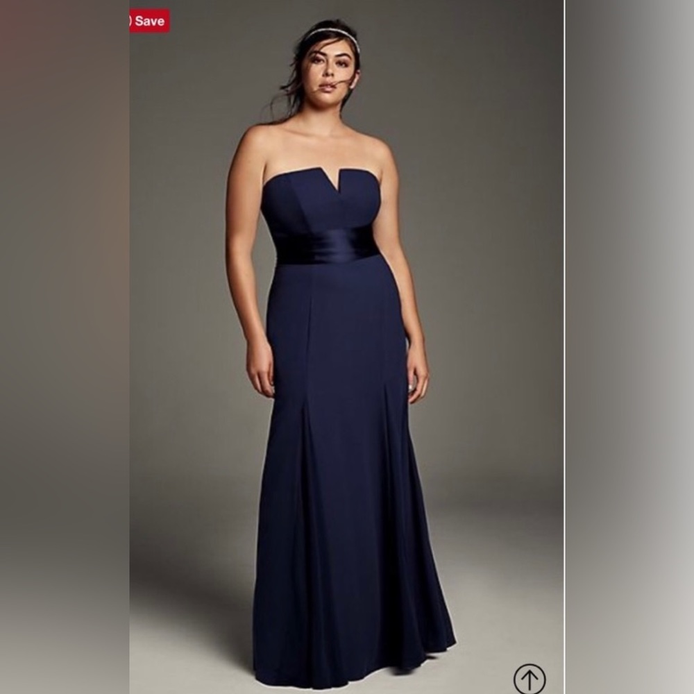 Vera wang V-Wire crepe dress - never worn! Just picked up from David’s bridal.